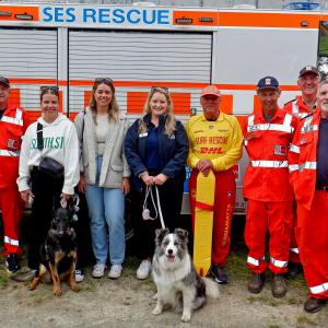 VICSES volunteers, LSV volunteers, and members of the public, Sunday, 4th December 2022.